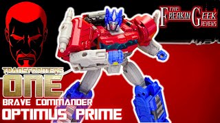 Transformers One BRAVE COMMANDER OPTIMUS PRIME EmGos Transformers Reviews N Stuff [upl. by Schubert118]