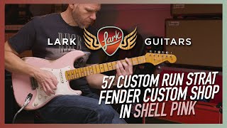 Fender Custom Shop 1957 Stratocaster in Shell Pink  Lark Guitars Custom Run  Demo [upl. by Eilra]