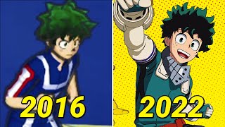 Evolution of My Hero Academia Games 20162024 [upl. by Epul213]