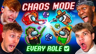 SIDEMEN AMONG US ULTRA CHAOS MODE EVERY SINGLE ROLE TURNED ON [upl. by Airres998]