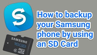 How to Backup amp Transfer Your Samsung Phone Data With a Micro SD Card [upl. by Galan]