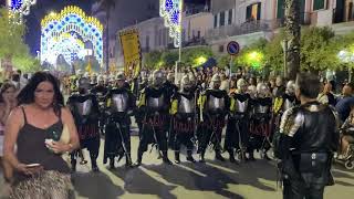 Festa Patronale Bernalda 230824  Corteo storico gruppo archibugieri di Cava dei Tirreni [upl. by Ettenej687]