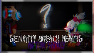 Security Breach reacts to Afton Family  TW  FNAF  Hannah  Part 1 [upl. by Nynahs575]