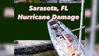 Bayfront Park Damage After Hurricane Helene  Sarasota Florida [upl. by Carmina]