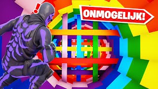 RAINBOW DROPPER Parkour in FORTNITE Onmogelijk [upl. by Calore610]