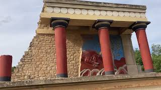 Palace of Knossos Bull Fresco [upl. by Nadbus]