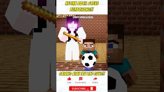 Ketika bocil steve berhong kepada ibunya ‼️😱shorts shortvideo game funny minecraft [upl. by Austina]