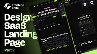 Build a NEXT LEVEL SaaS Landing Page with Nextjs React TailwindCSS and Framer Motion  Part 2 [upl. by Hsevahb]