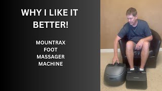 REVIEW MOUNTRAX Foot Massager Machine with Heat Shiatsu Foot Massager [upl. by Atteynek]