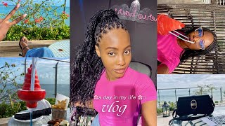 A day in my life romanticising life 🌸vlogs adayinmylife bohobraids braids goddessbraids [upl. by Adranoel17]