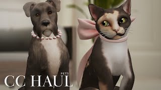 pets cc finds  los sims 4 contenido personalizado haul [upl. by Navar]