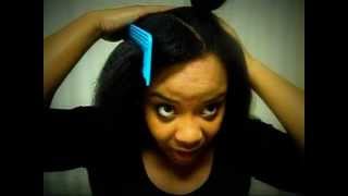 PART I DIY Weave Sew In [upl. by Aicenra259]