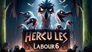 Hercules VS The Stymphalian Birds  Labour 6  Best Greek Mythology Visual Story [upl. by Virgy830]