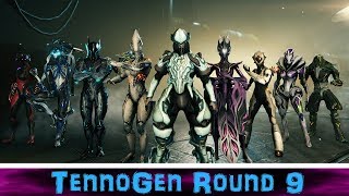 U215 Warframe  TennoGen Round 9  All 11 Skins Customized  N00blShowtek [upl. by Htebzile706]