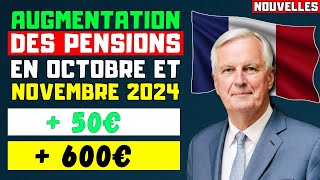 🚨Retraites  des augmentations attendues en octobre et novembre 2024 pour des millions de Français [upl. by Messere]