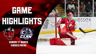 Cardiff Devils v Glasgow Clan  March 17th 2024  Highlights [upl. by Wellington]