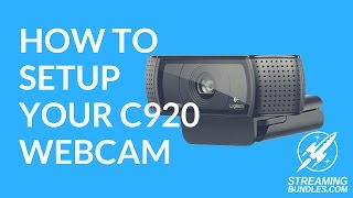 How to Setup Your Logitech C920 Webcam [upl. by Margalit756]