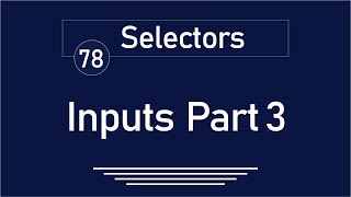 78   jQuery Tutorial  Selectors  checked  selected [upl. by Froemming]