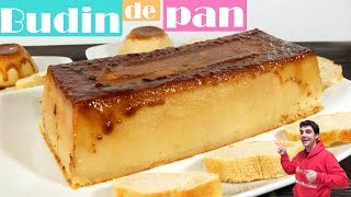 BUDIN o PUDIN de PAN 😍🍮😋 PASTEL muy FÁCIL y BARATO Receta  371 [upl. by Arocat]