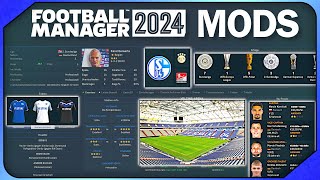 Die besten Mods für den FM24 I Football Manager Tutorial deutsch [upl. by Nafri]