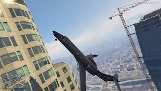 Aterrissando o Luxor no Maze Bank  Tentativa 2 GTA 5 [upl. by Child]