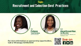 RECRUITMENT AND SELECTION BEST PRACTICES [upl. by Lemyt]