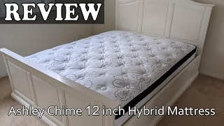 Ashley Chime 12 inch Hybrid Mattress Review [upl. by Kristine278]