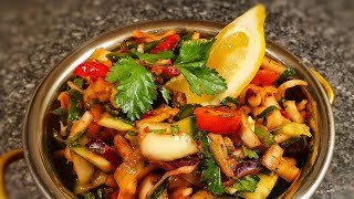 Indian Restaurant Style ONION SALAD For Poppadoms Steven Heap [upl. by Glavin922]