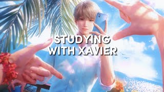 Studying with Xavier  Love and Deepspace Ambience No 1  ASMR [upl. by Gabbert]