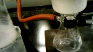 filtering purified product Phenacetin amide synthesis3gp [upl. by Fernando306]