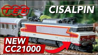 Paris to Milan on the TEE Cisalpin  N Scale [upl. by Arahs]