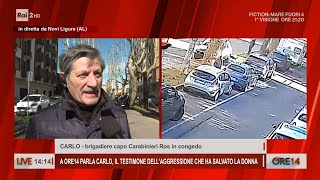 Aggressione di Novi Ligure parla il testimone che ha salvato la donna  Ore 14 del 13032024 [upl. by Jilli71]