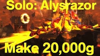 Alysrazor Solo Guide for DPS and Tanks  20000 gold per week KillMount [upl. by Press]