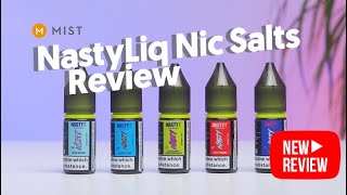 Nasty Juice NastyLiq Nic Salts Review [upl. by Rubin]