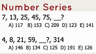 NUMBER SERIES  Numerical Reasoning Test AFPSAT CSE UPCAT PMA LET [upl. by Publia754]