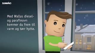 Dette er Wallas diesel og parafinovn  perfekt på hytta [upl. by Pelson573]