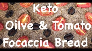 OliveampTomato Focaccia  Keto Is Life [upl. by Klepac]