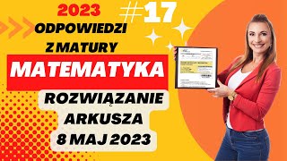 Rozwiązanie arkusza z obu formuł Matura z matematyki 2023 Poziom podstawowy 15 [upl. by Mccallum]