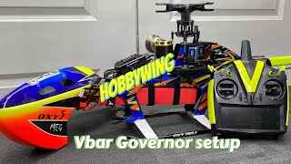 How To Setup Vbar Governor With A Hobbywing ESC [upl. by Enitsej]