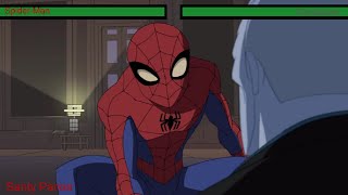 Spectacular Spiderman Vs Tombstone With Healthbars  Spectacular Spiderman 2008 4K [upl. by Sola571]