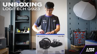 Logitech G923 Unboxing [upl. by Caundra]