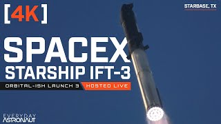 4K Watch SpaceX launch Starship LIVE up close and personal [upl. by Rockel820]