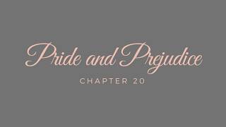 Pride and Prejudice  Chapter 20 Audiobook [upl. by Ayikur]