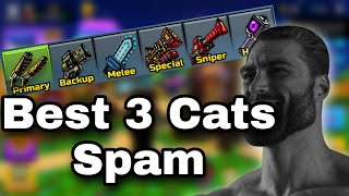 The Best Loadout for 3 Cats Spam Pg3d [upl. by Spitzer493]