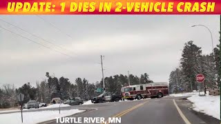 Young Man Dies In 2Vehicle Crash North Of Bemidji MN [upl. by Mariken]