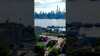 Views of New York City from Weehawken NJ newjersey newyork travel [upl. by Edmondo860]