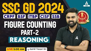 SSC GD 2024  SSC GD Reasoning Class By Sahil Tiwari  SSC GD Reasoning Figure Counting Part 2 [upl. by Modestine788]