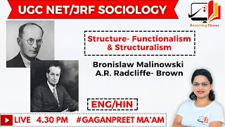 Structure Functionalism and Structuralism  EH  Malinowski  Radcliffe Brown  UGC NET Sociology [upl. by Araet]