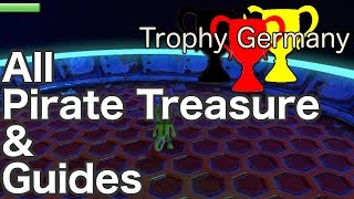 Yooka Laylee  100 ALL PIRATE TREASURE amp GUIDES  TROPHY [upl. by Nyladnek139]