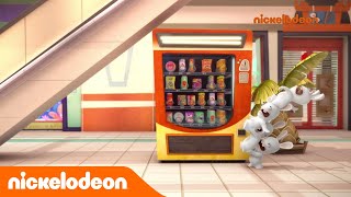 Les lapins crétins  Invasion  Le distributeur automatique  Nickelodeon France [upl. by Elacim783]